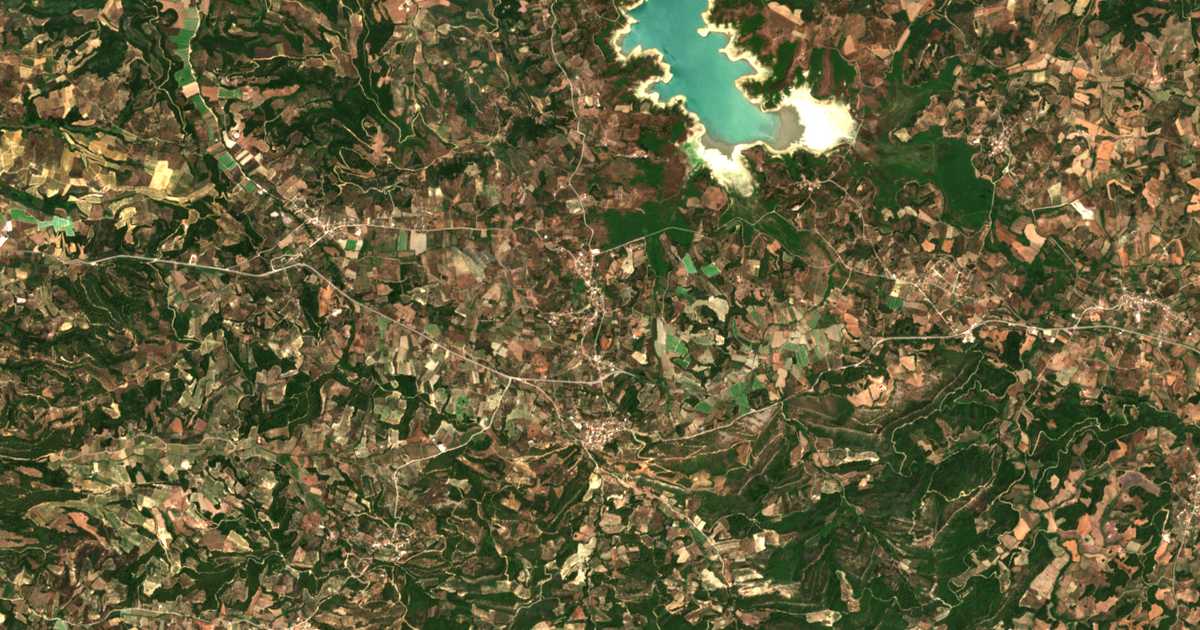 Carte satellite de Keramidiá
