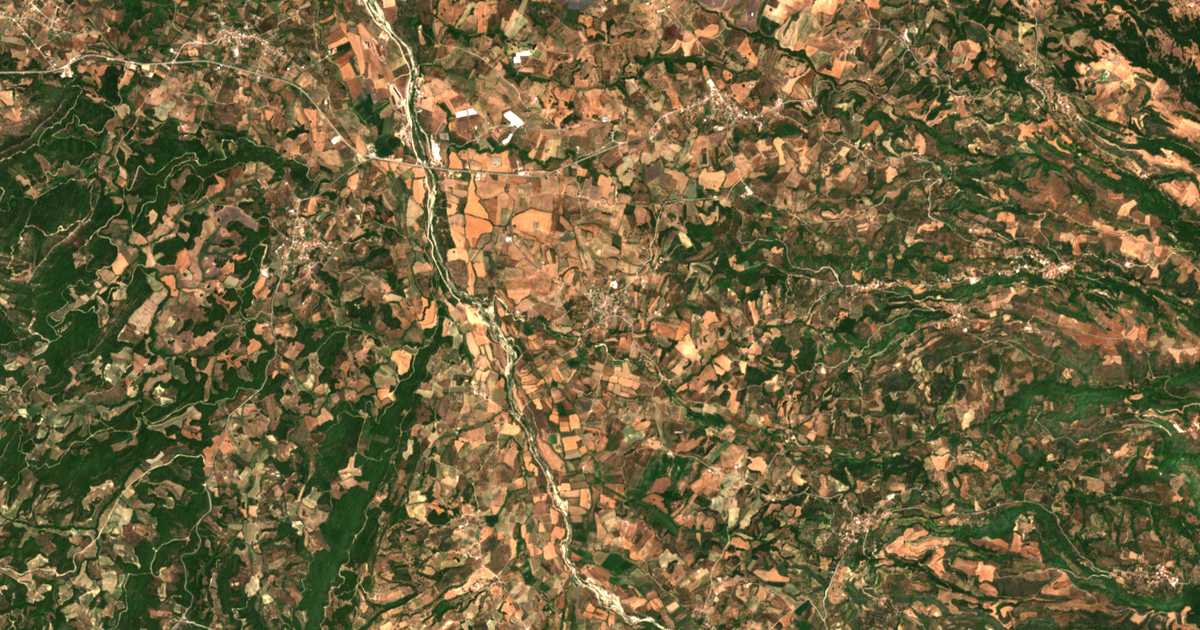 Carte satellite de Laganás