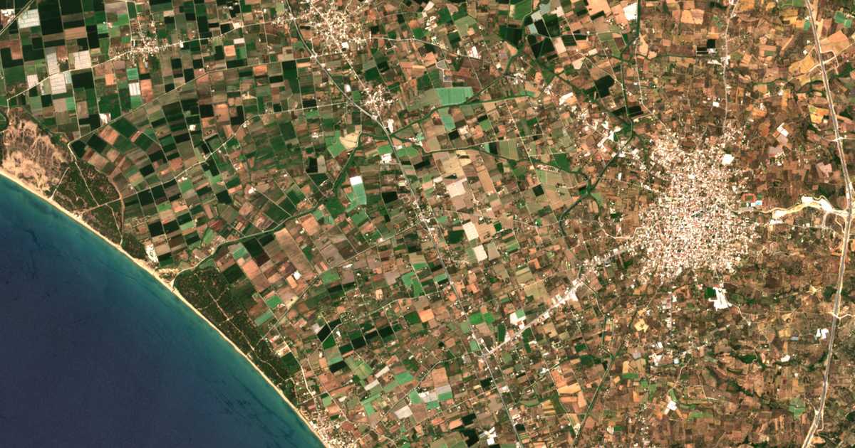 Carte satellite de Marathéa
