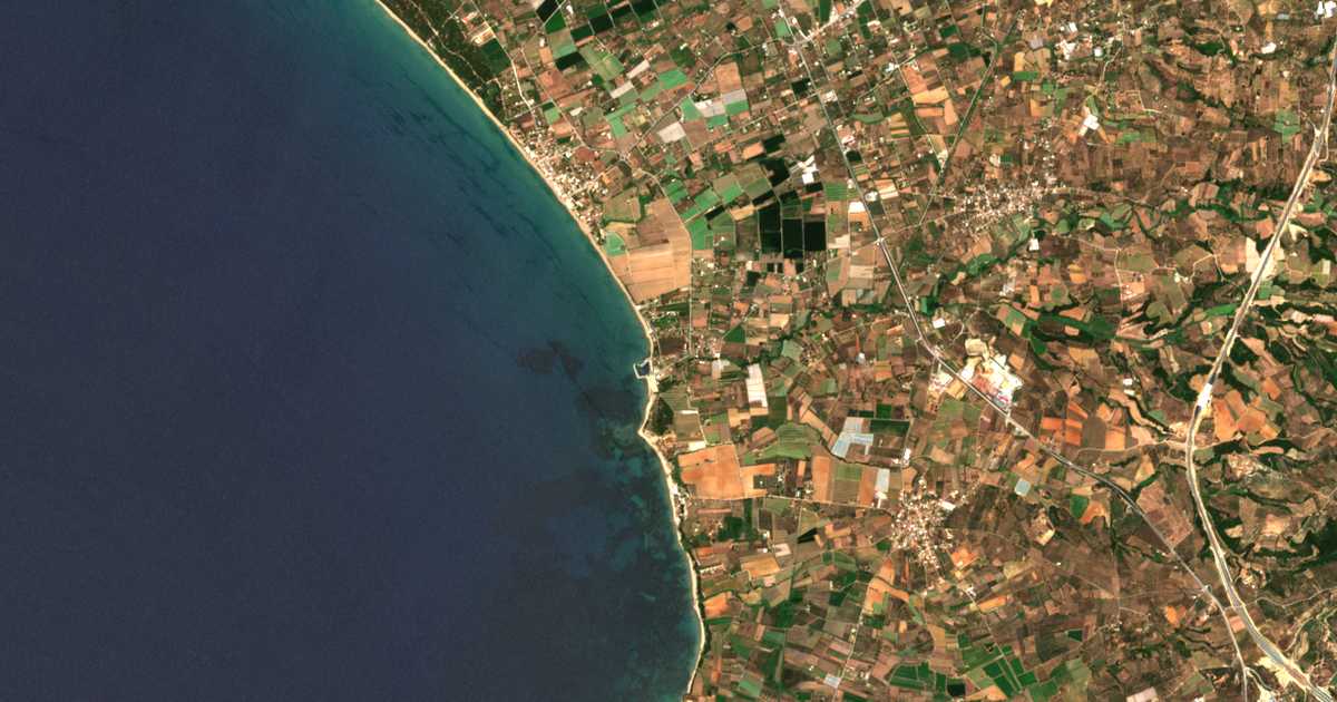 Carte satellite de Paloúki