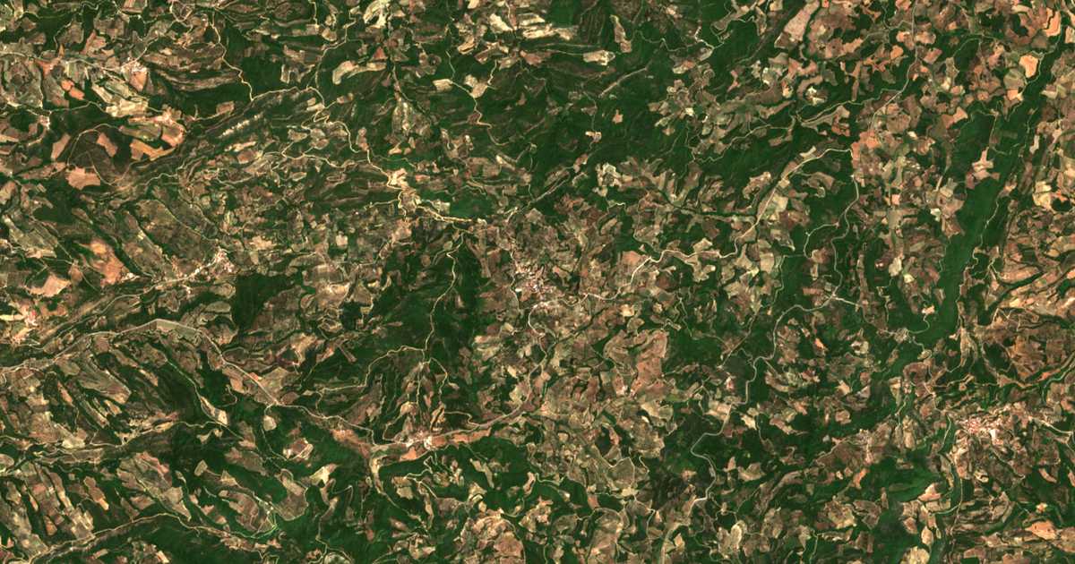 Carte satellite de Peristérion