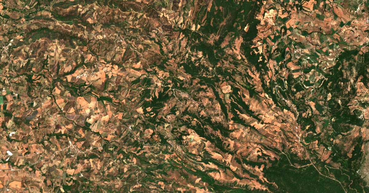 Carte satellite de Pródromos