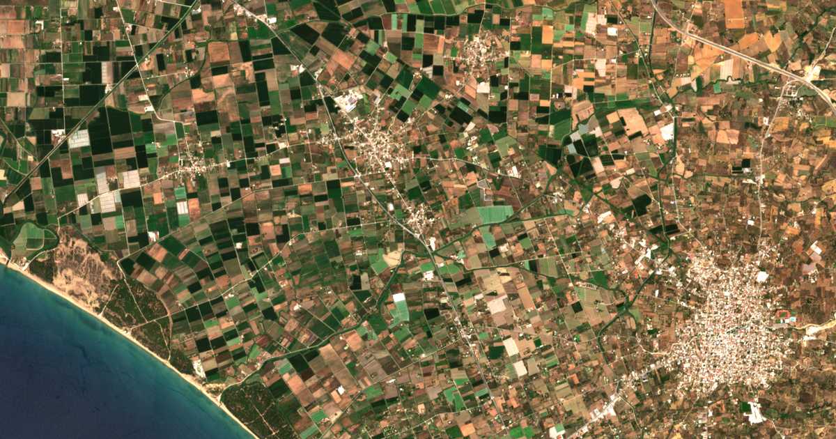 Carte satellite de Roviáta