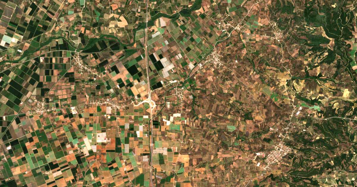 Carte satellite de Sóstion