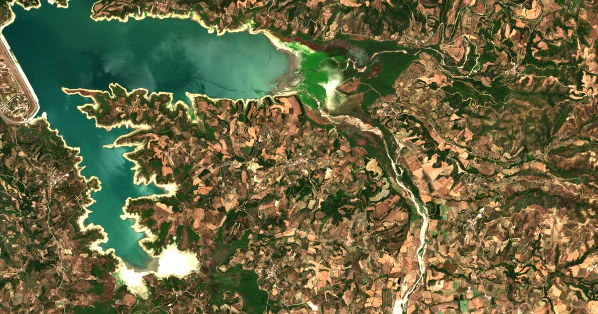 Carte satellite de Velanídion