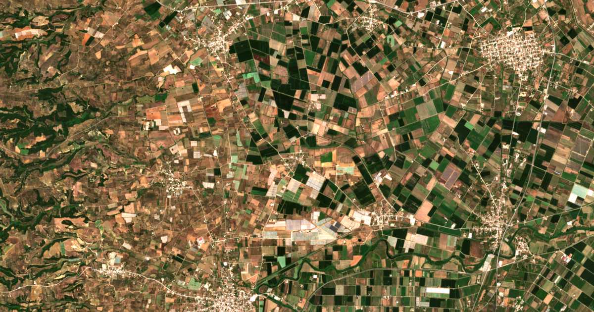 Carte satellite de Dímitra