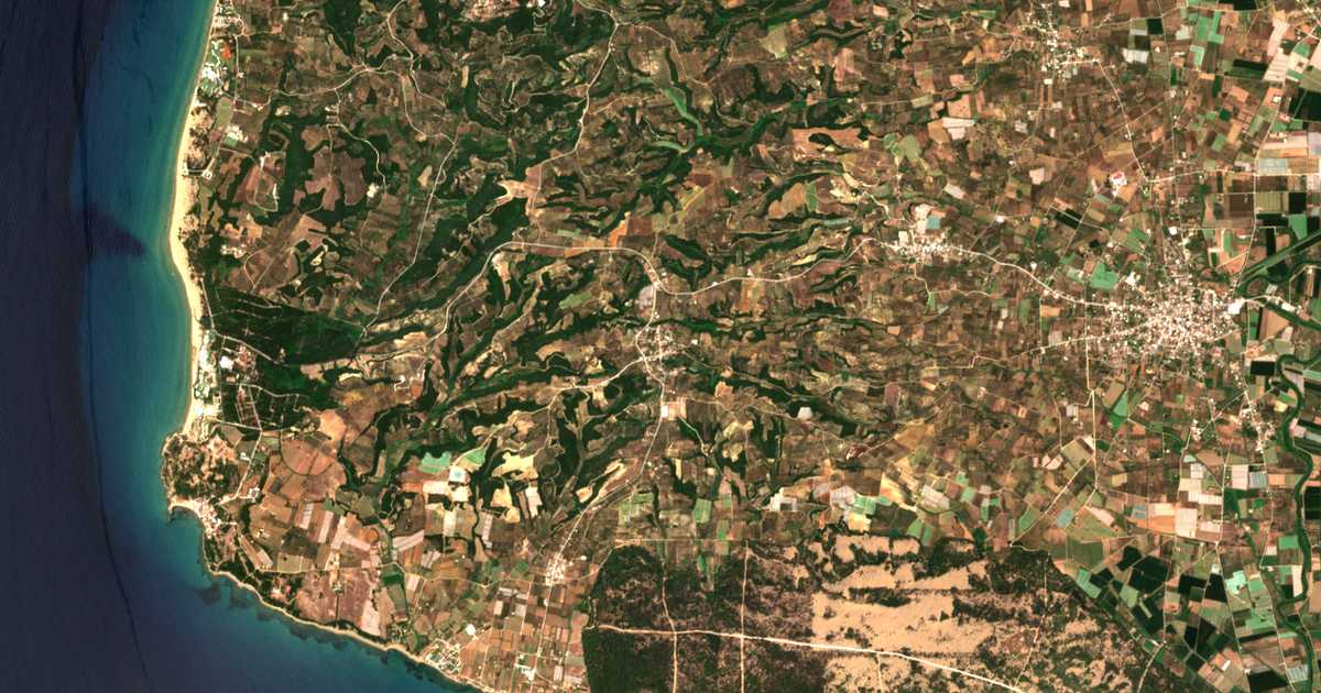 Carte satellite de Lygiá