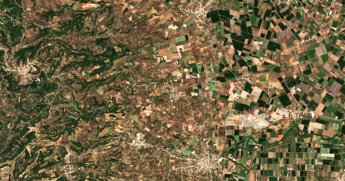 Carte satellite de Máchos