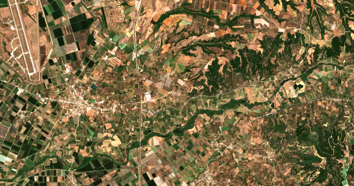 Carte satellite de Ólga