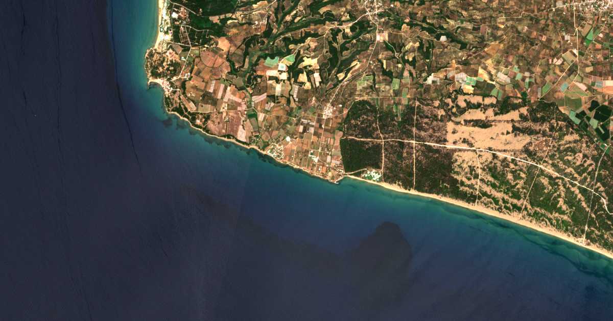 Carte satellite de Paralía