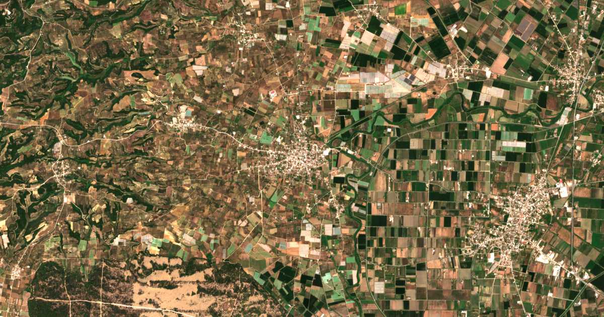 Carte satellite de Vartholomió