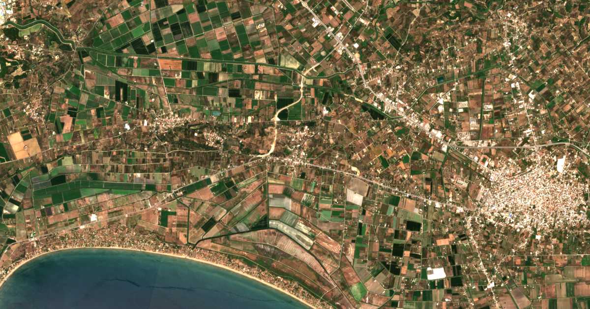 Carte satellite de Ágios Ioánnis