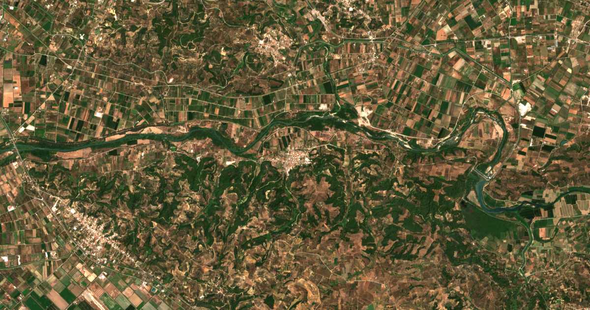 Carte satellite de Alfeioúsa