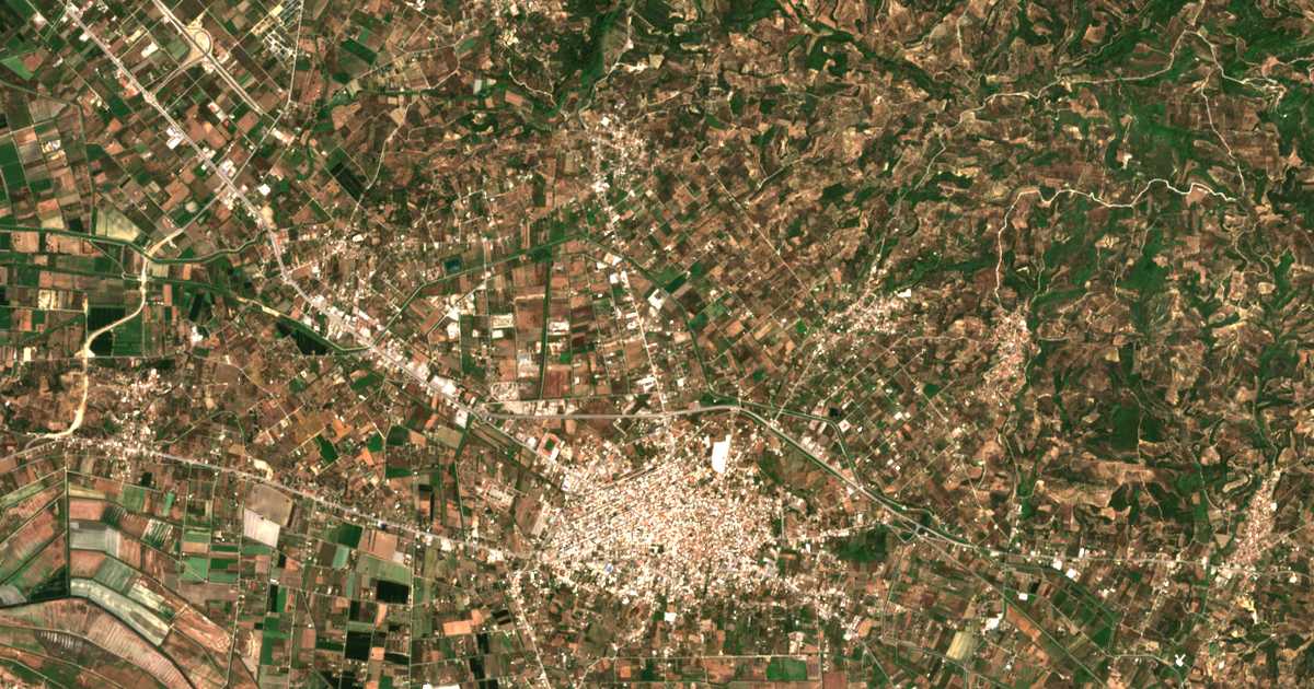 Carte satellite de Anthópyrgos