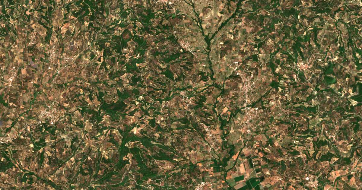Carte satellite de Chariá