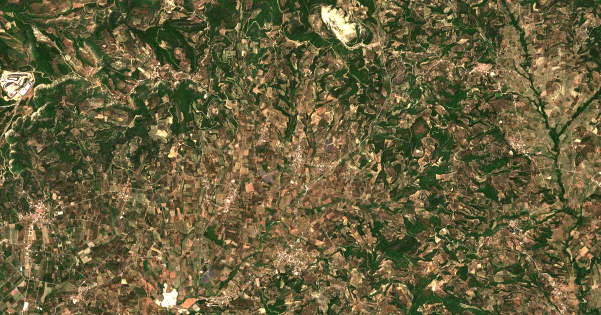 Carte satellite de Elaión