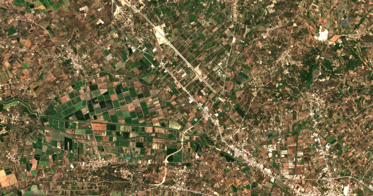 Carte satellite de Glykórizo
