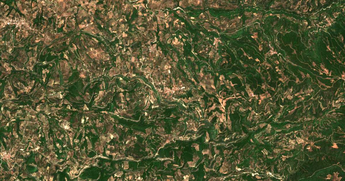 Carte satellite de Goúmeron