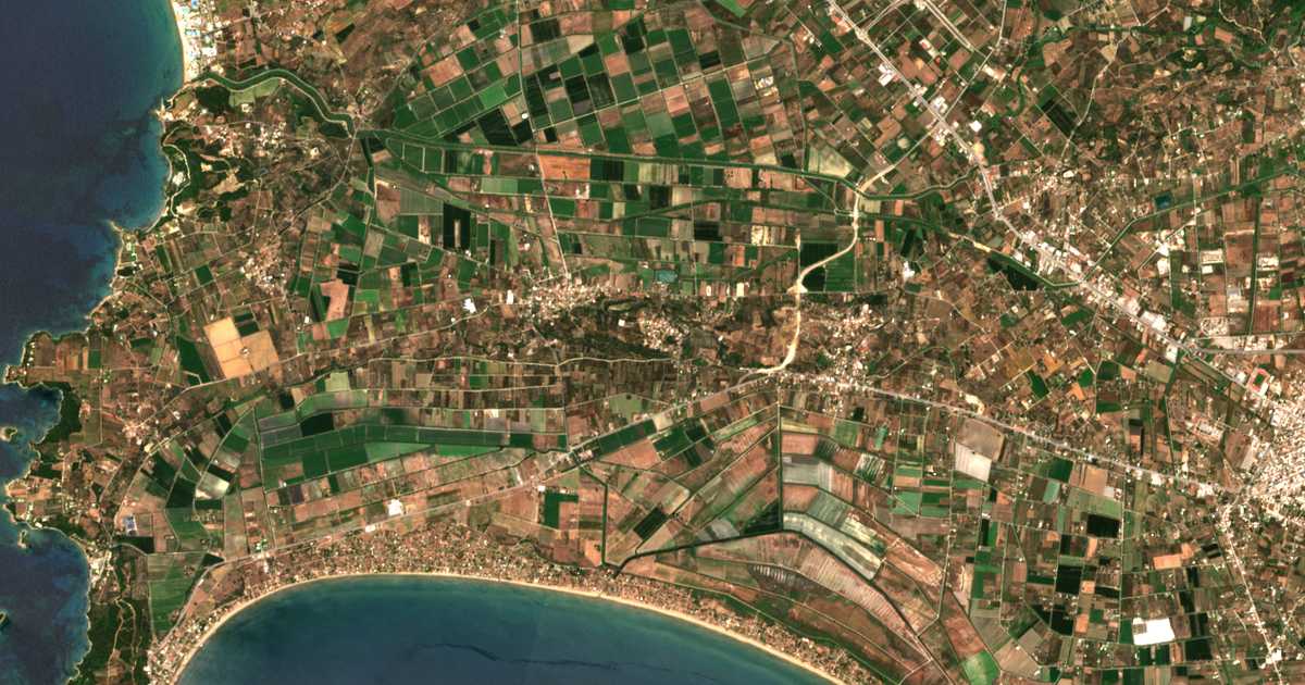 Carte satellite de Granitsaíika