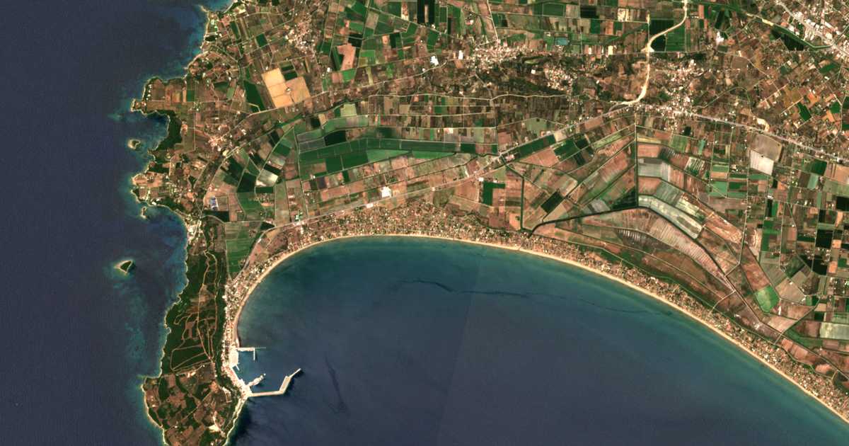 Carte satellite de Káto Kavoúri