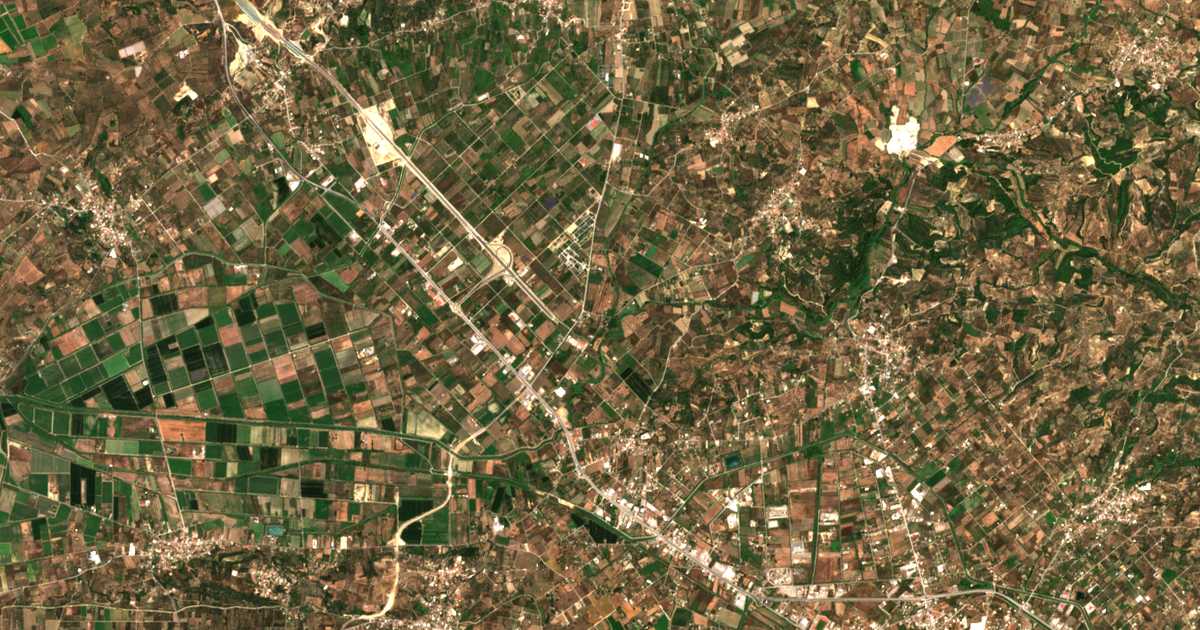 Carte satellite de Keramidiá