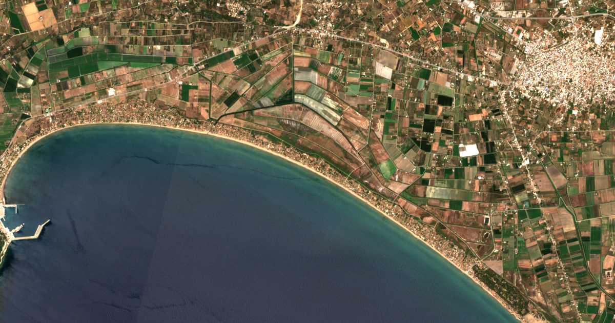 Carte satellite de Kyaní Aktí