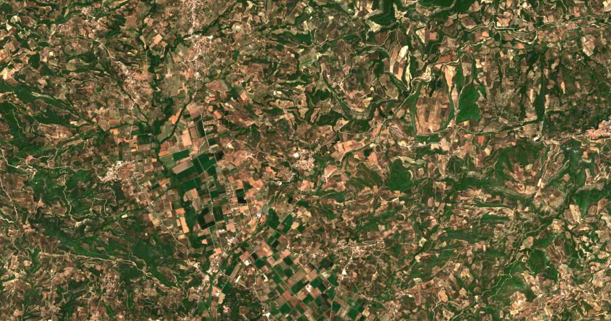 Carte satellite de Latzóion