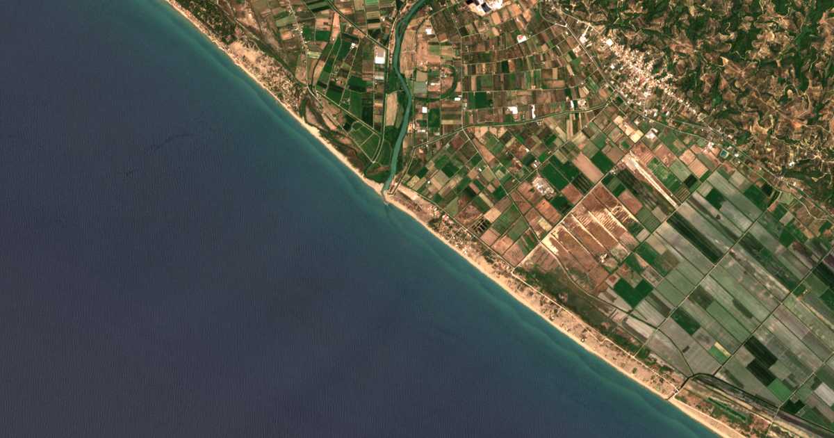 Carte satellite de Paralía