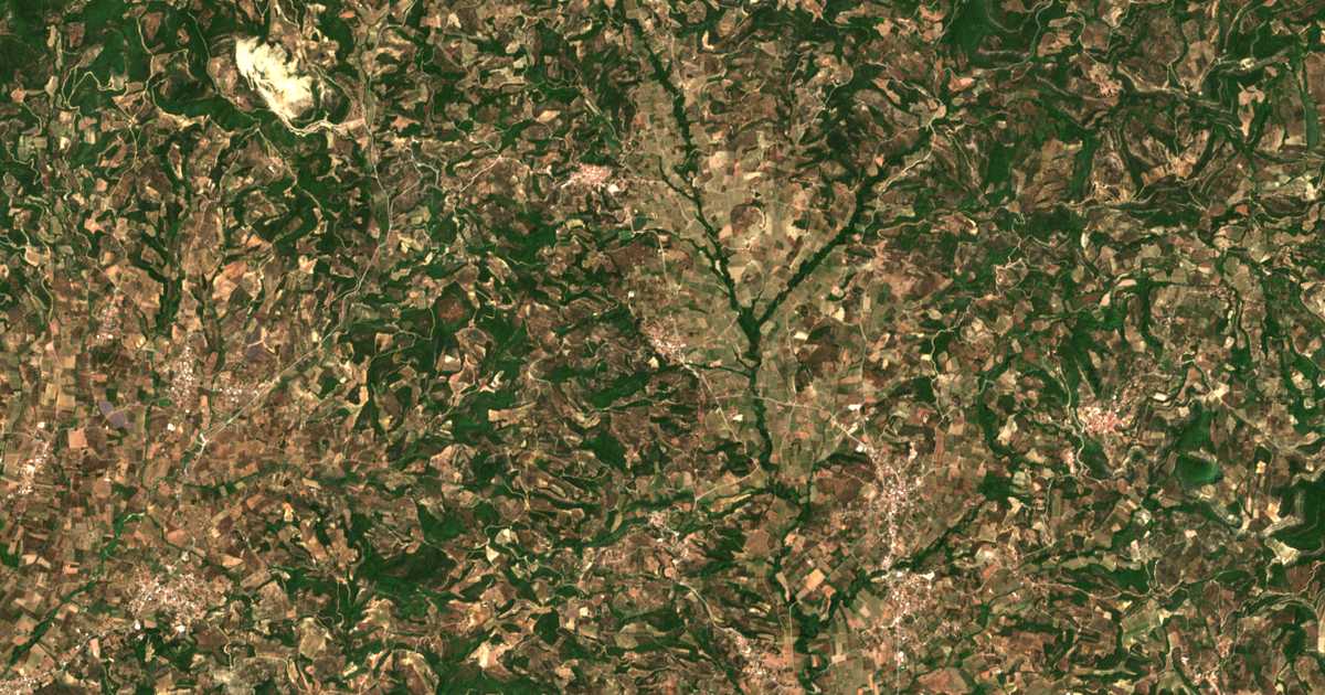 Carte satellite de Sópion