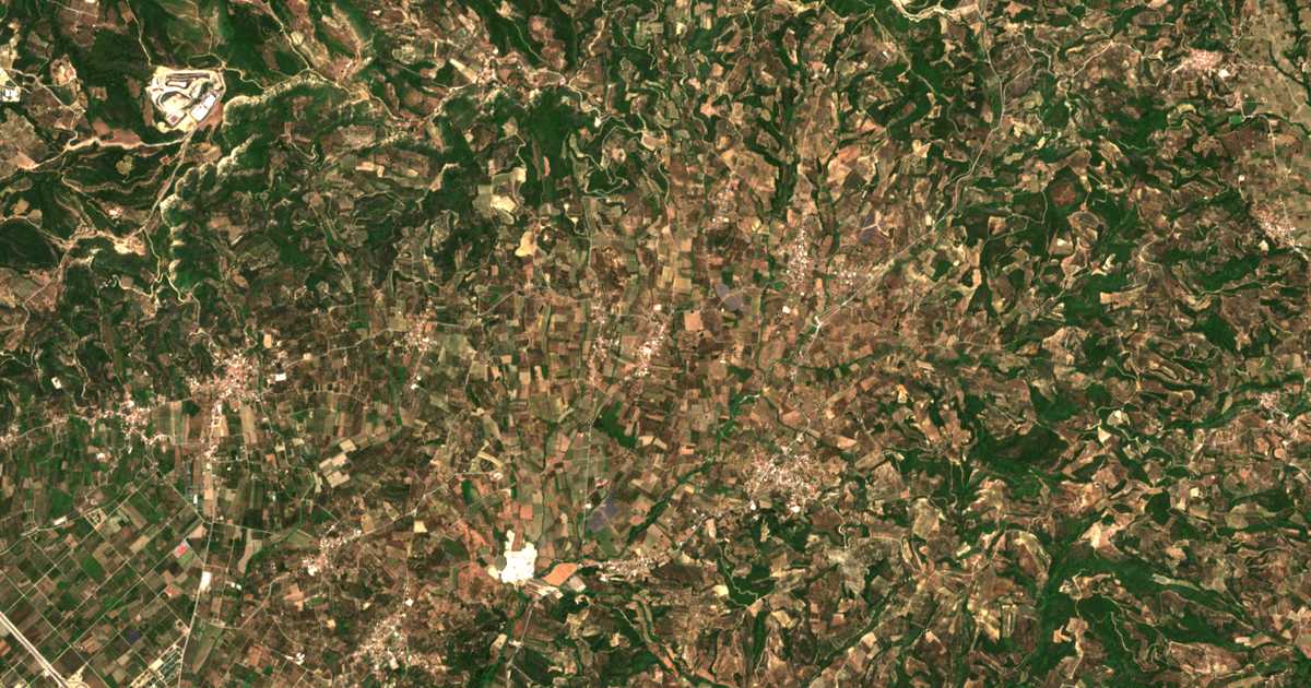 Carte satellite de Vrochítsa