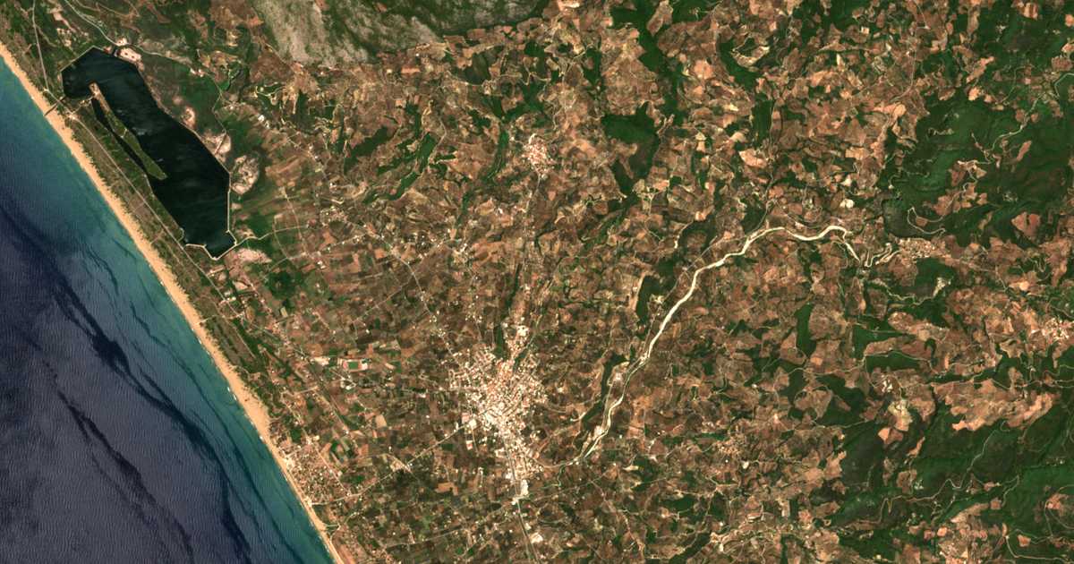 Carte satellite de Ágios Nikólaos