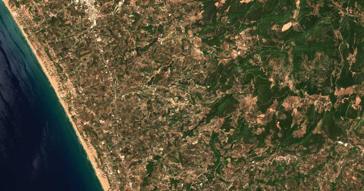 Carte satellite de Anílion