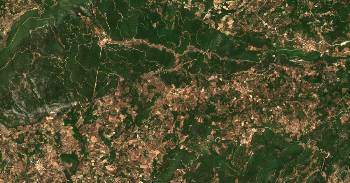 Carte satellite de Artémida
