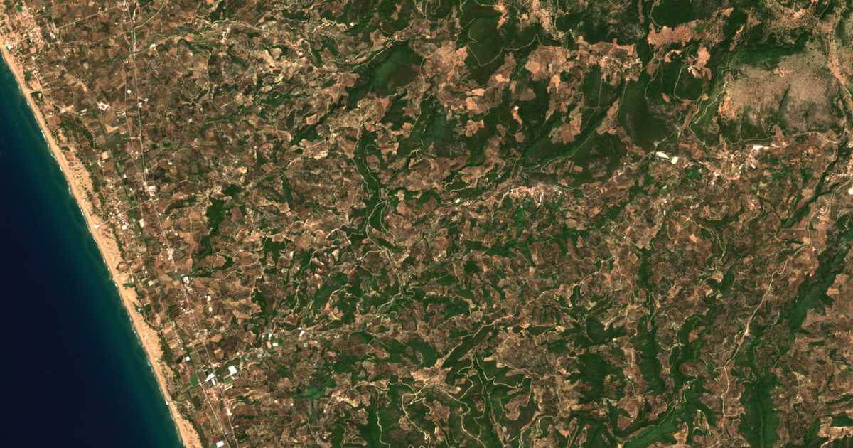 Carte satellite de Drákos