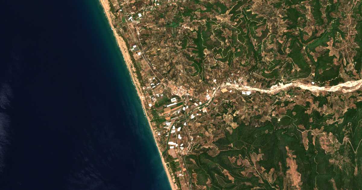 Carte satellite de Giannitsochórion