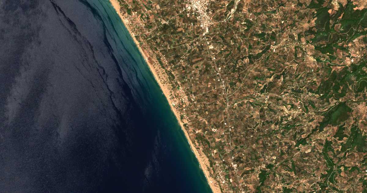 Carte satellite de Kakóvatos