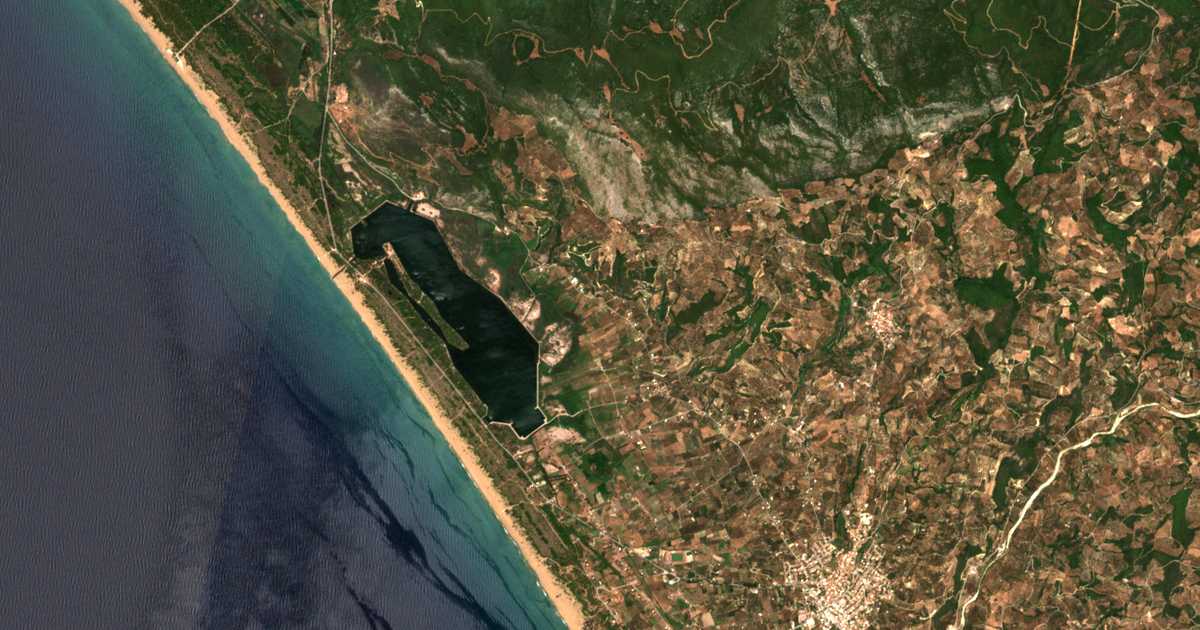 Carte satellite de Neochórion