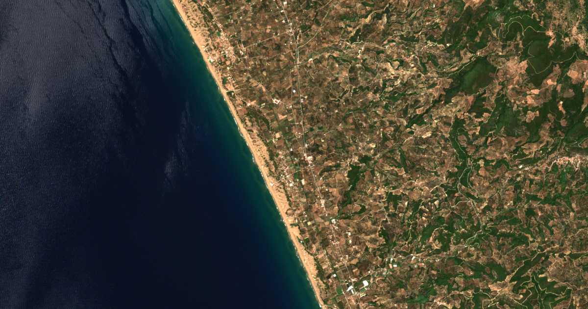 Carte satellite de Neochórion