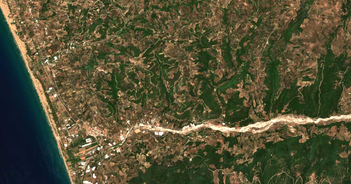 Carte satellite de Prasidákion