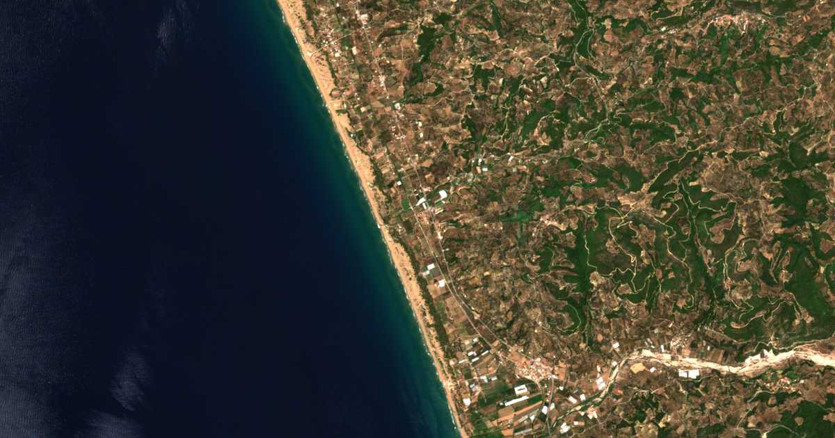 Carte satellite de Tholón