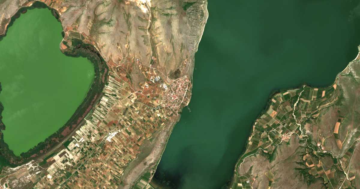 Carte satellite de Ágios Pandeleímonas