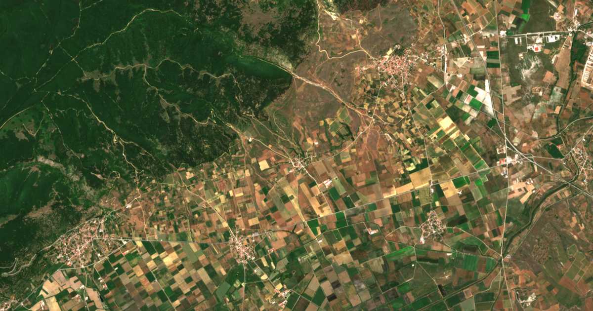 Carte satellite de Fanós