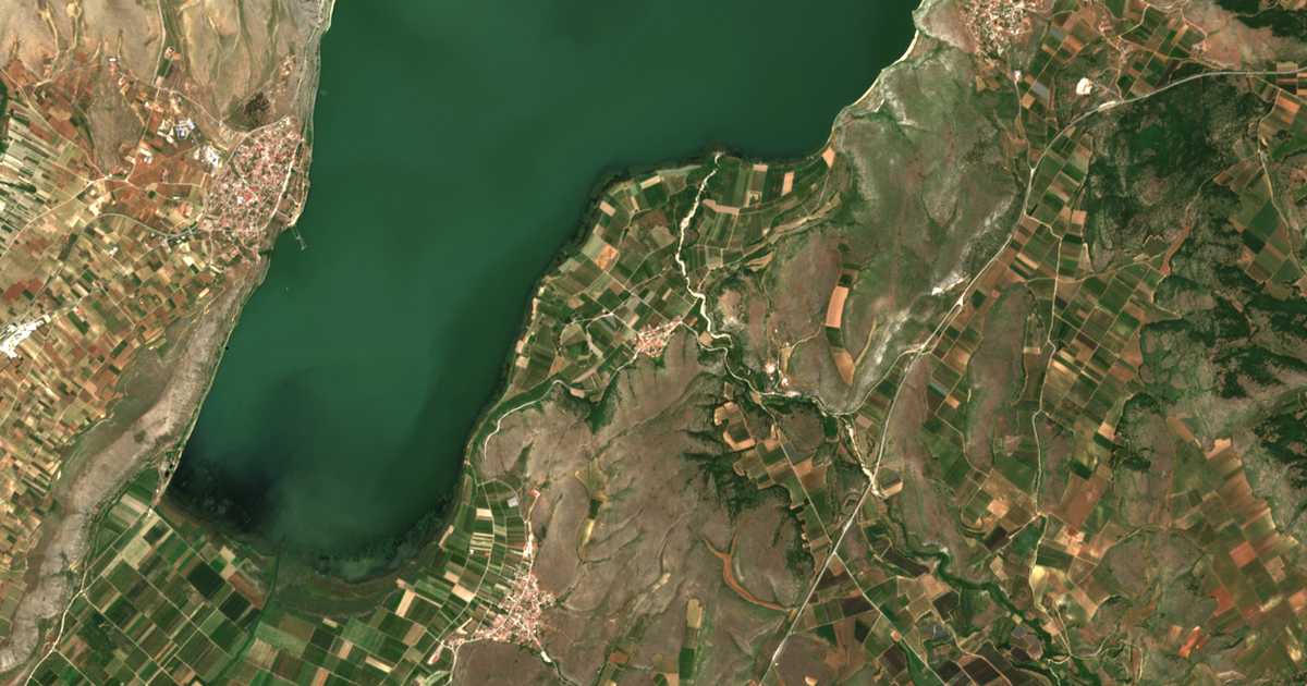 Carte satellite de Farángion