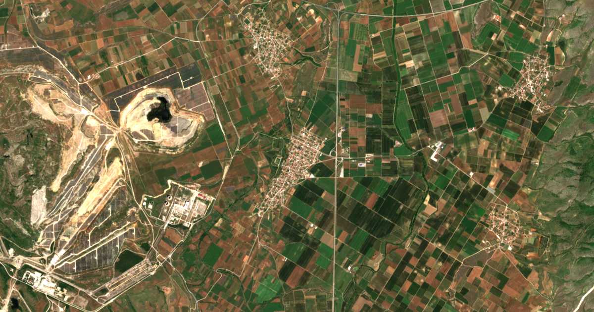 Carte satellite de Filótas