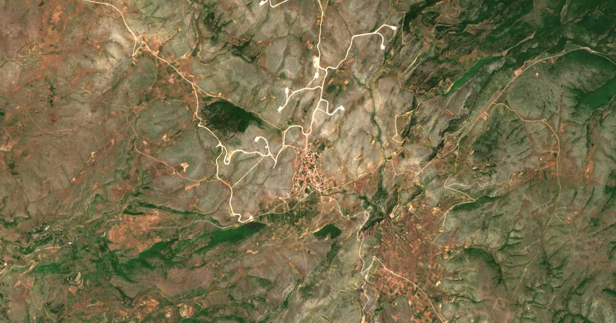 Carte satellite de Kélli