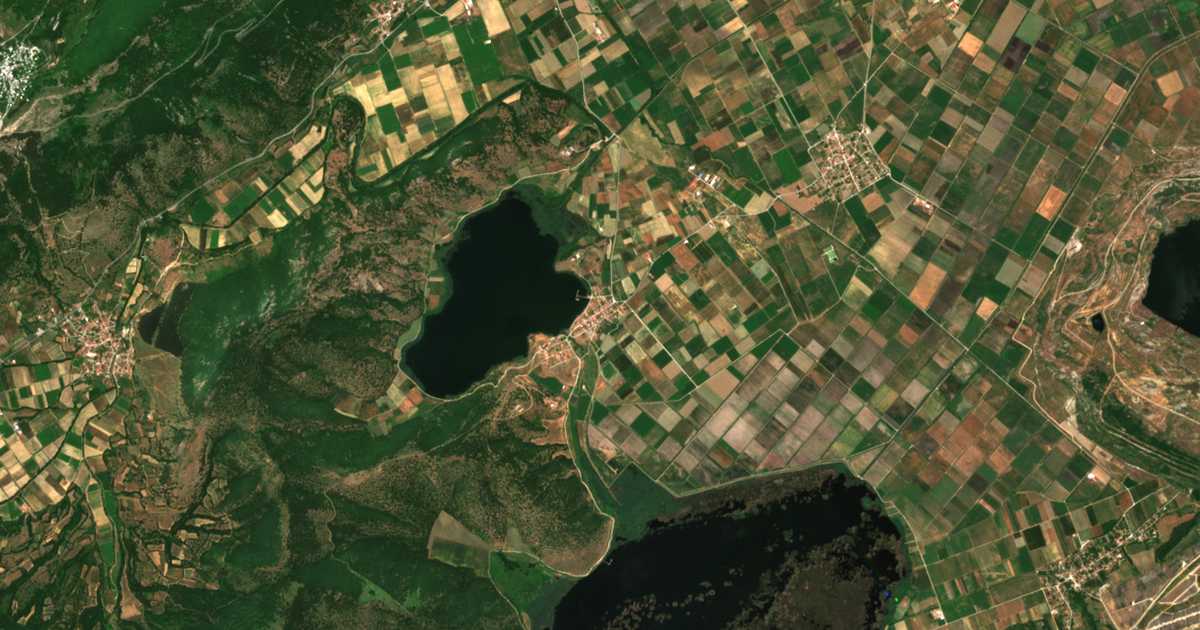 Carte satellite de Limnochóri