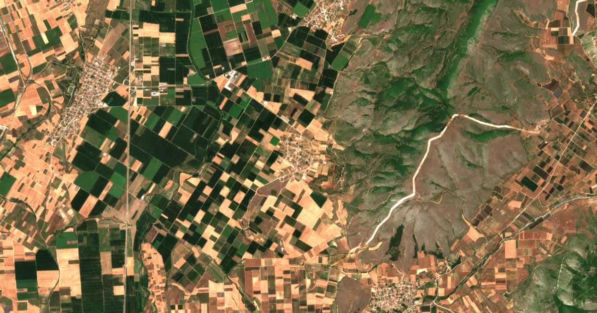 Carte satellite de Pelargós