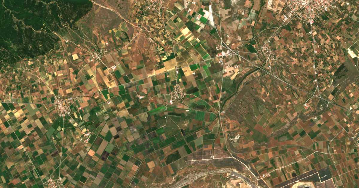 Carte satellite de Rodón
