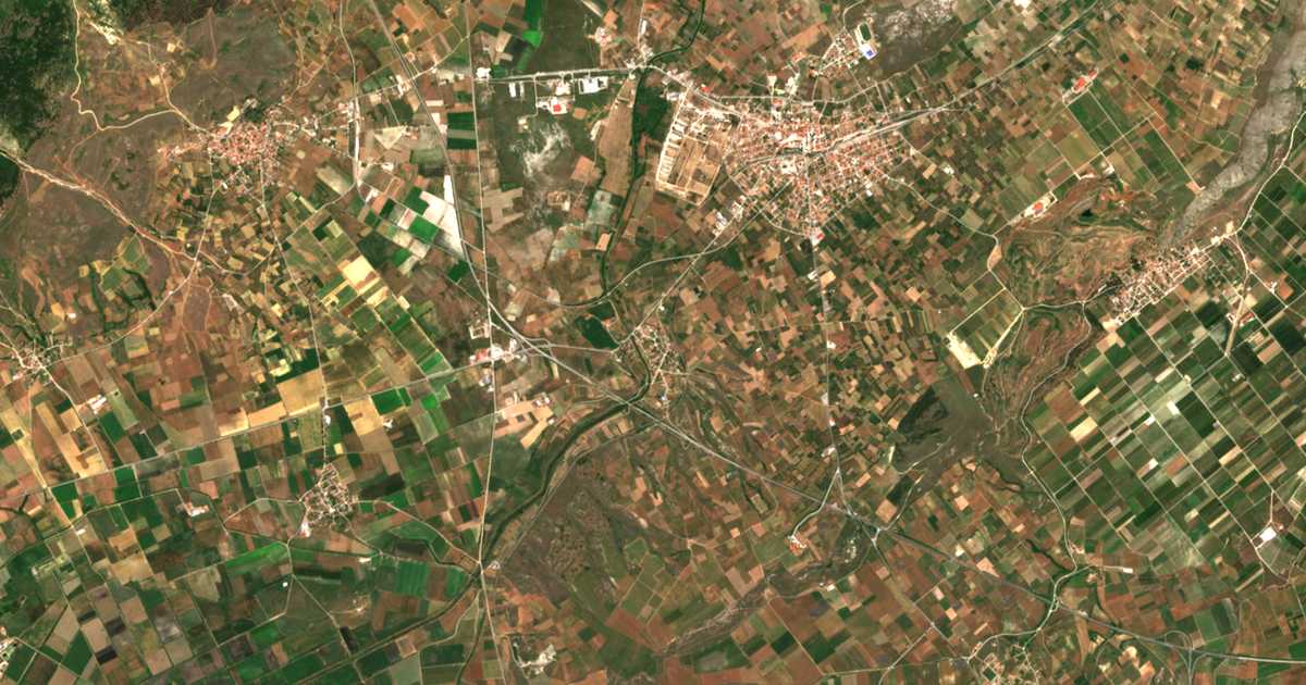 Carte satellite de Sotír