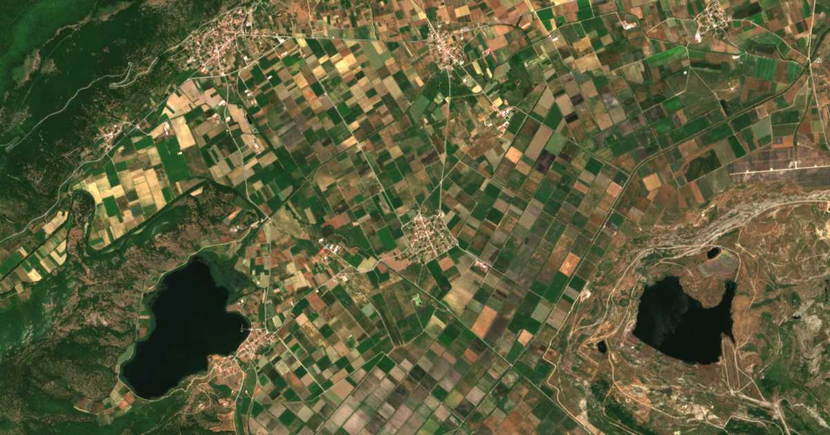 Carte satellite de Valtónera